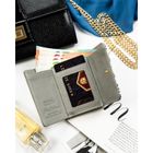 Portfel, zielony, skórzany, Peterson