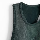 Prążkowany top z efektem sprania NOWEAR