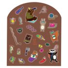 Przygoda. Zestaw naklejek wielokrotnego użytku