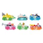 Psi Patrol, Die-Cast neon, metalowe pojazdy, zestaw
