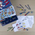 Psi Patrol, zestaw artystyczny w pudełku, 44 elementy