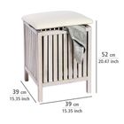 Pufa kosz na pranie 2w1, Norway white