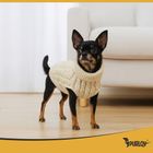 Purlov, ubranko dla psa lub kota, rozmiar S, beżowe, 26216