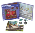 QBI, pojazdy uprzywilejowane, puzzle magnetyczne, 16+20+25 elementów