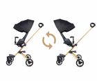 Qplay, Easy, wózek spacerowy, 3w1, Golden Black