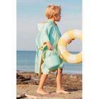 Quut, dwustronne poncho kąpielowe dla dzieci, Banana Blue