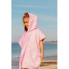 Quut, dwustronne poncho kąpielowe dla dzieci, Banana Pink