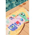 Quut, PlayTowels, dwustronny ręcznik plażowy, Doll house, 70-140 cm