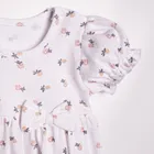 Rampers dziewczęcy, biały, Nicol