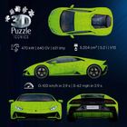 Ravensburger, Iconics, Lamborghini Huracn EVO-Verde, 1:18, puzzle 3D, 108 elementów