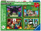Ravensburger, Minecraft, puzzle, 4-100 elementów