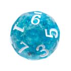 Rebel, komplet kości RPG, gęsty rdzeń, morskie białe cyfry