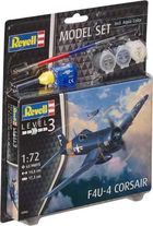 Revell, F4U-4 Corsair, model do sklejania z farbami, 1:72