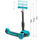 Ricokids, Buggy, hulajnoga 3-kołowa, turkusowa