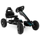 Ricokids, gokart dziecięcy na pedały, czarny, do 30 kg, RK-591