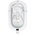 Ricokids, poduszka do wanienki dla niemowląt, wkładka do kąpieli, biało-niebieska