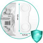 Ricokids, zabezpieczenie otwierania szafek, białe, 10 szt.