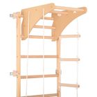 Rinagym, drabinka gimnastyczna, Eco-pine+slide, naturalny