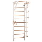 Rinagym, drewniana drabinka gimnastyczna, biały