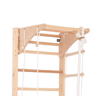 Rinagym, drewniana drabinka gimnastyczna, Kombi 2, naturalny