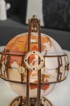 Robotime, Świecący Globus, drewniane puzzle 3D, 180 elementów