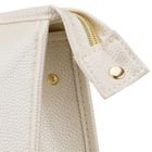 Rovicky, kosmetyczka, skóra ekologiczna, 1-komorowa, beżowa