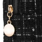 Rovicky, kosmetyczka, tkanina syntetyczna, czarna