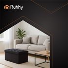 Ruhhy, pufa welurowa, szara, 76-38-38 cm