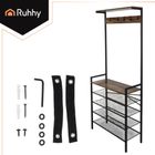 Ruhhy, regał stojący z wieszakiem, 189 cm