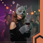 Ruhhy, strój kota, szary, 4 elementy