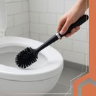 Ruhhy, szczotka silikonowa, do łazienki, czarna, 25882