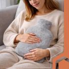 Ruhhy, termofor gumowy w pokrowcu, 1800 ml