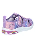 Sandały dziewczęce, fioletowe, American Club