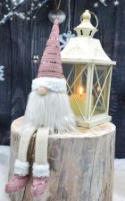 Saska Garden, skrzat dekoracyjny, różowy, 38 cm