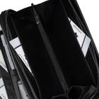 Saszetka do ręki, czarna, skóra ekologiczna, Rovicky