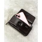 Saszetka na biodro, brązowa, skórzana, Rovicky