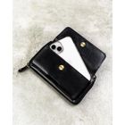 Saszetka na biodro, czarna, skórzana, Rovicky