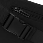 Saszetka na biodro, nerka, czarna, Peterson