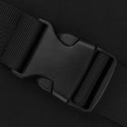 Saszetka na biodro, nerka, czarna, Peterson