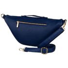 Saszetka na biodro, nerka, granatowa, Peterson