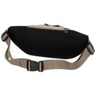 Saszetka na biodro, nerka, jasnoszara, Peterson