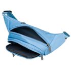 Saszetka na biodro, nerka, niebieska, Peterson