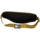 Saszetka na biodro, nerka, żółta, Peterson