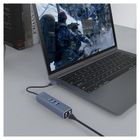 Savio, hub USB-A z adapterem, RJ-45