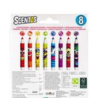 Scentos, pachnące markery, śmieszne minki, 8 kolorów