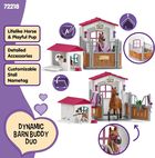 Schleich, Horse Club, Boks dla koni z budą dla psa, zestaw, 72218