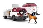 Schleich, Horse Club, Mobilna lecznica weterynaryjna z przyczepą, zestaw, 42704
