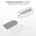 Sensillo, Dmuchawce, gniazdko niemowlęce, kokon, muślin, beżowy, 80-45 cm