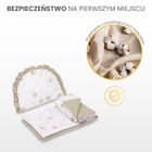 Sensillo, Teddy, komplet do wózka muślin, szary