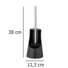 Silikonowa szczotka toaletowa, Arese, czarna